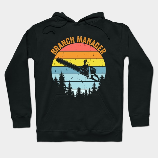 Cool Woodworking Art Arborist Branch Manager Hoodie by Wakzs3Arts